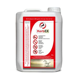 KerbEX rot 5l für starken Insektenbefall bei Pferden im Vorratskanister